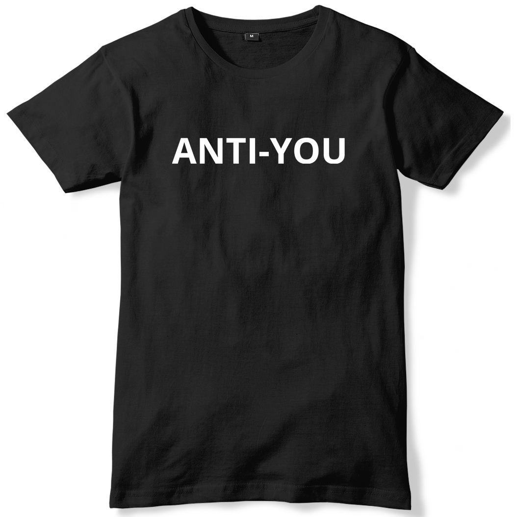 Camiseta unisex divertida antiyou para hombre - Imagen 2 de 10