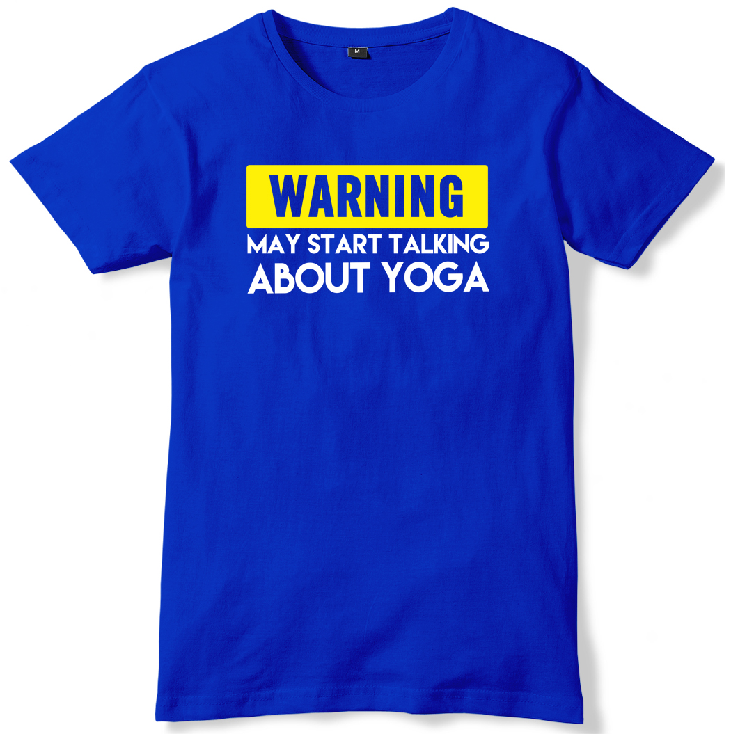yoga slogan tops