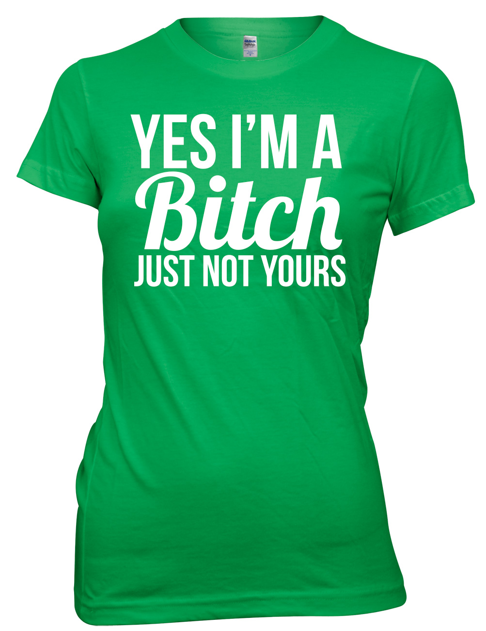 T-shirt Donna Yes Im A Bitch Not Yours Divertente Flirt Regalo - Foto 13