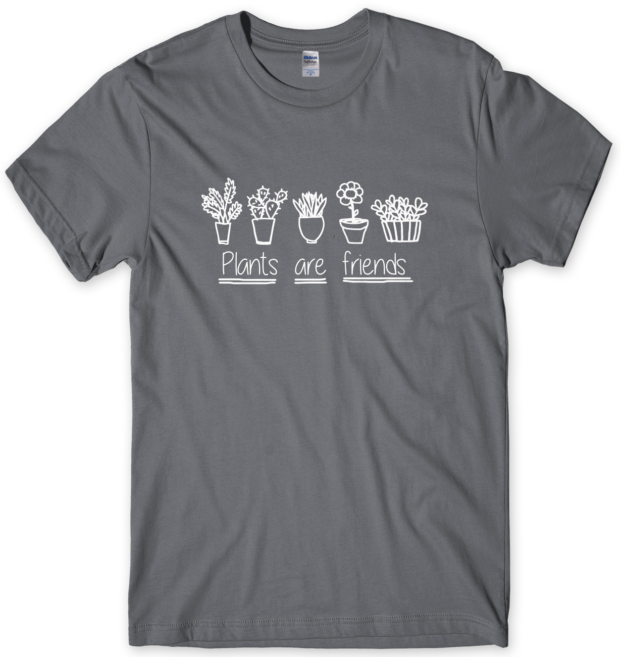Camiseta unisex divertida Plants Are Friends para hombre - Imagen 10 de 10