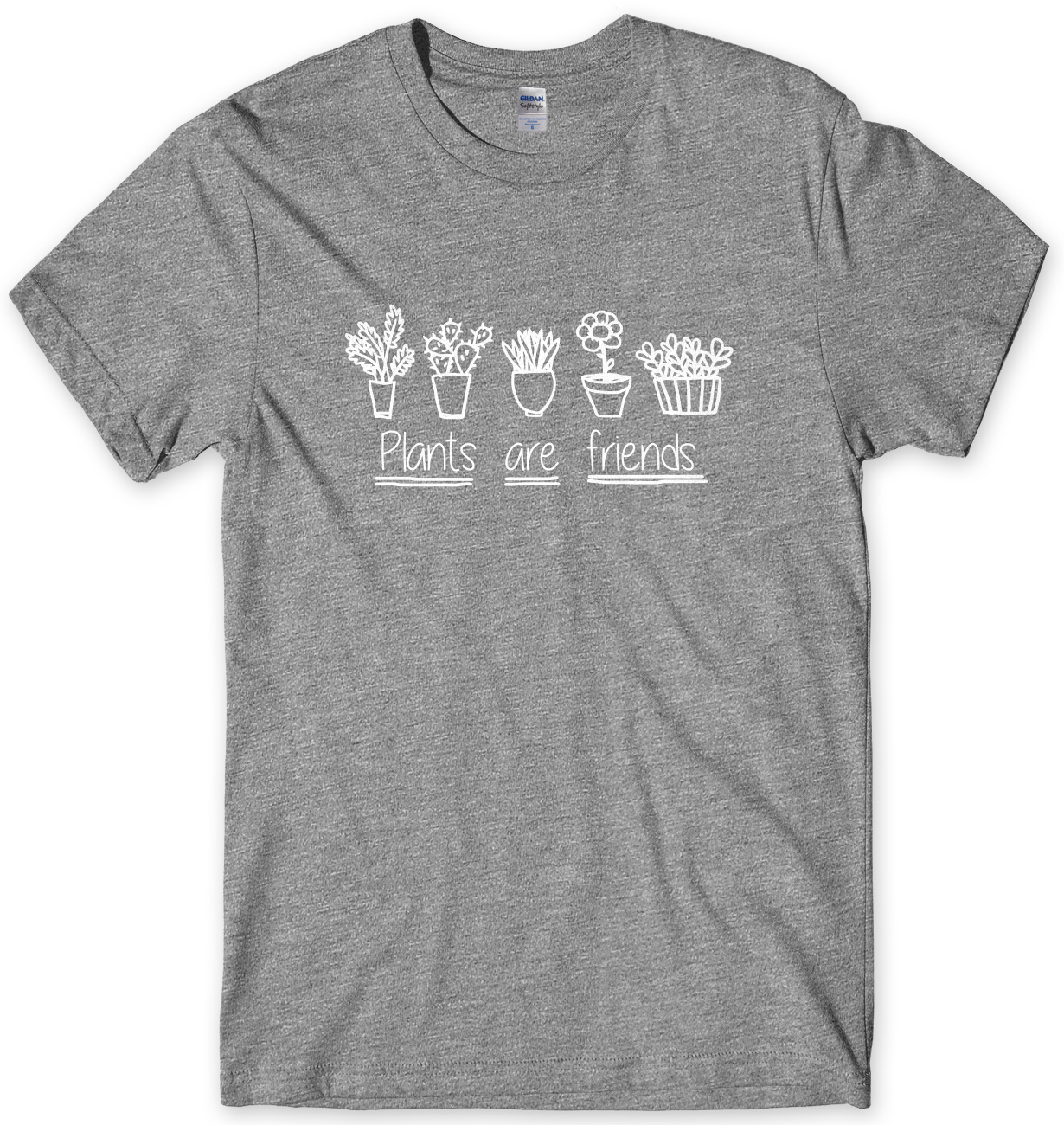 Camiseta unisex divertida Plants Are Friends para hombre - Imagen 6 de 10