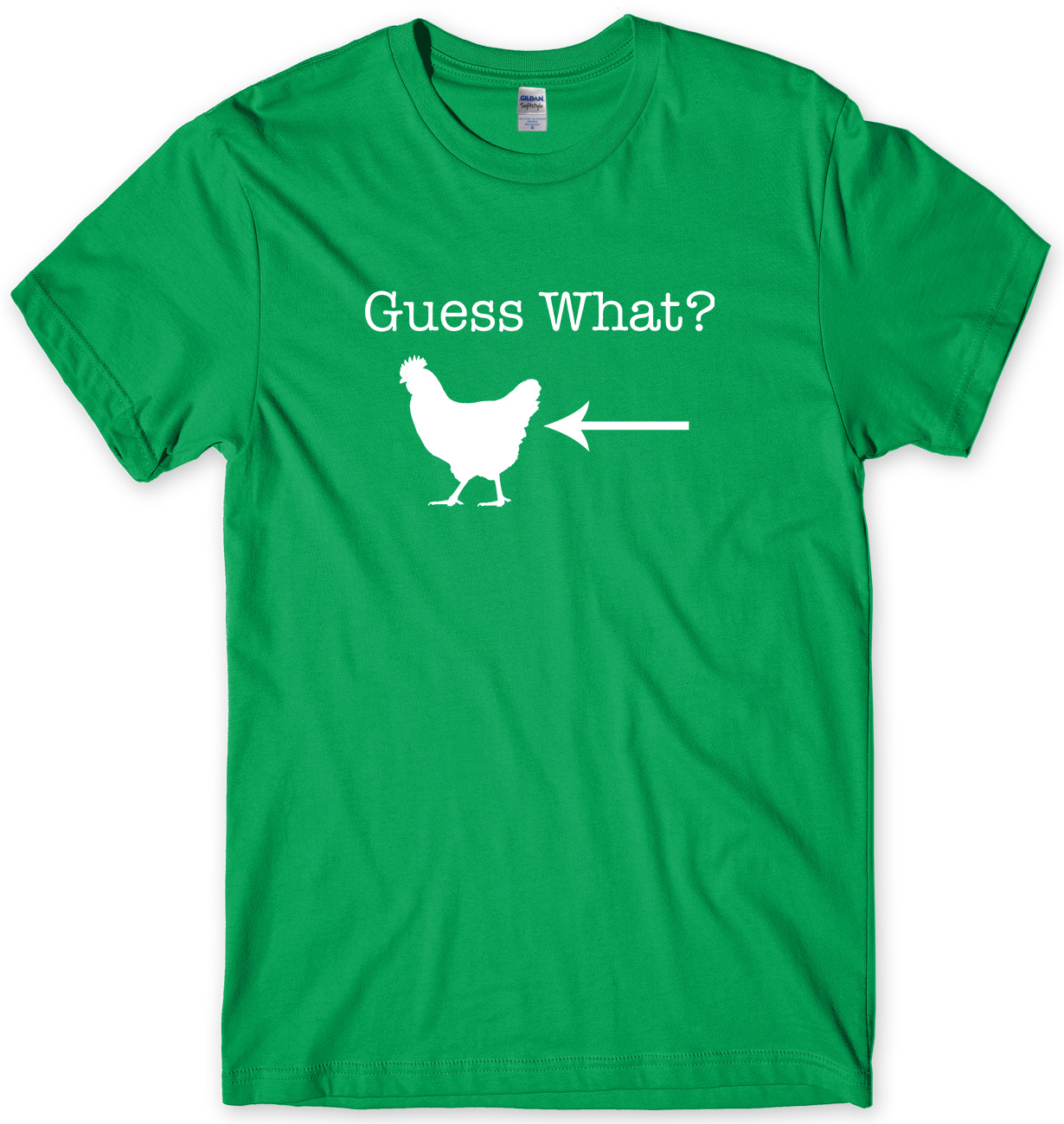 Adivina qué? Divertida camiseta unisex para hombre Chicken Butt - Imagen 5 de 10