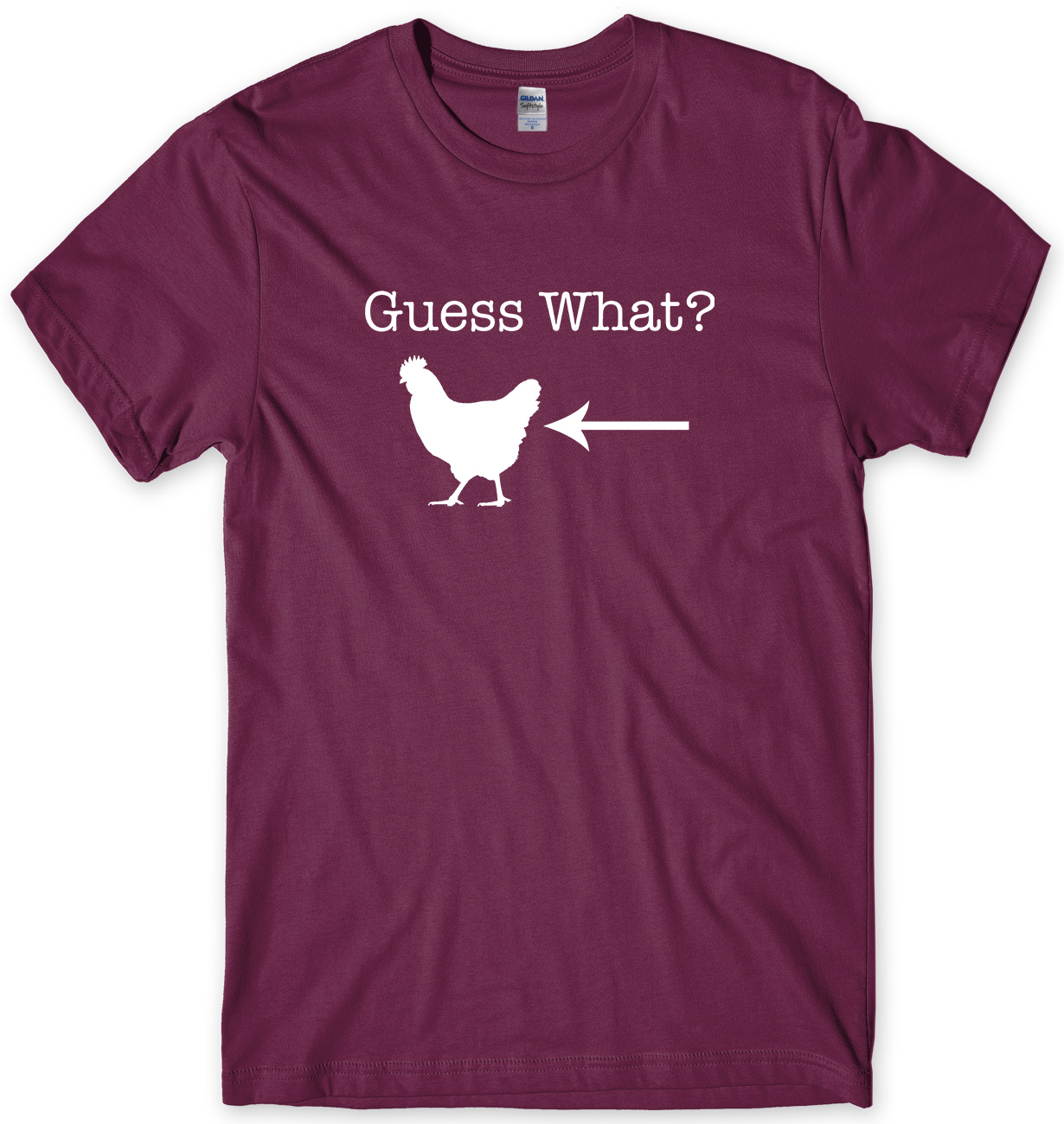 Adivina qué? Divertida camiseta unisex para hombre Chicken Butt - Imagen 9 de 10