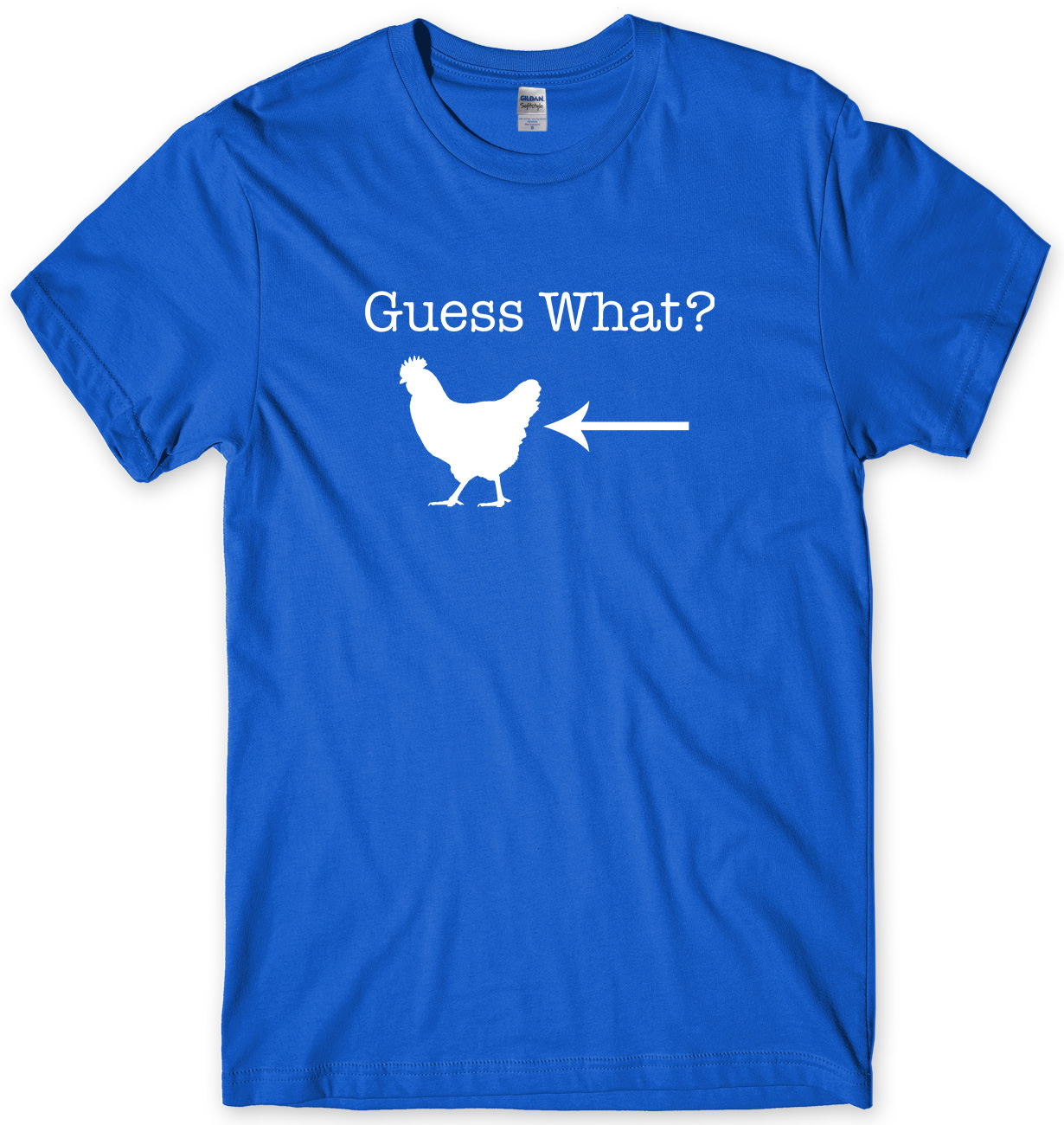 Adivina qué? Divertida camiseta unisex para hombre Chicken Butt - Imagen 3 de 10