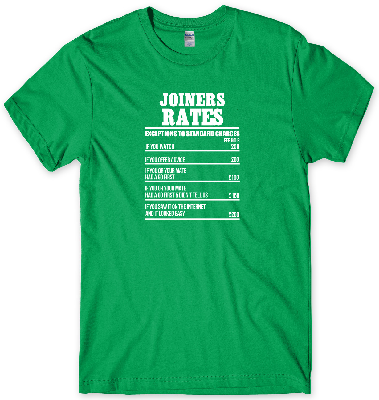 Joiners Rates Mens Funny Unisex T-Shirt Joiners Rates Mens Funny Unisex T-Shirt