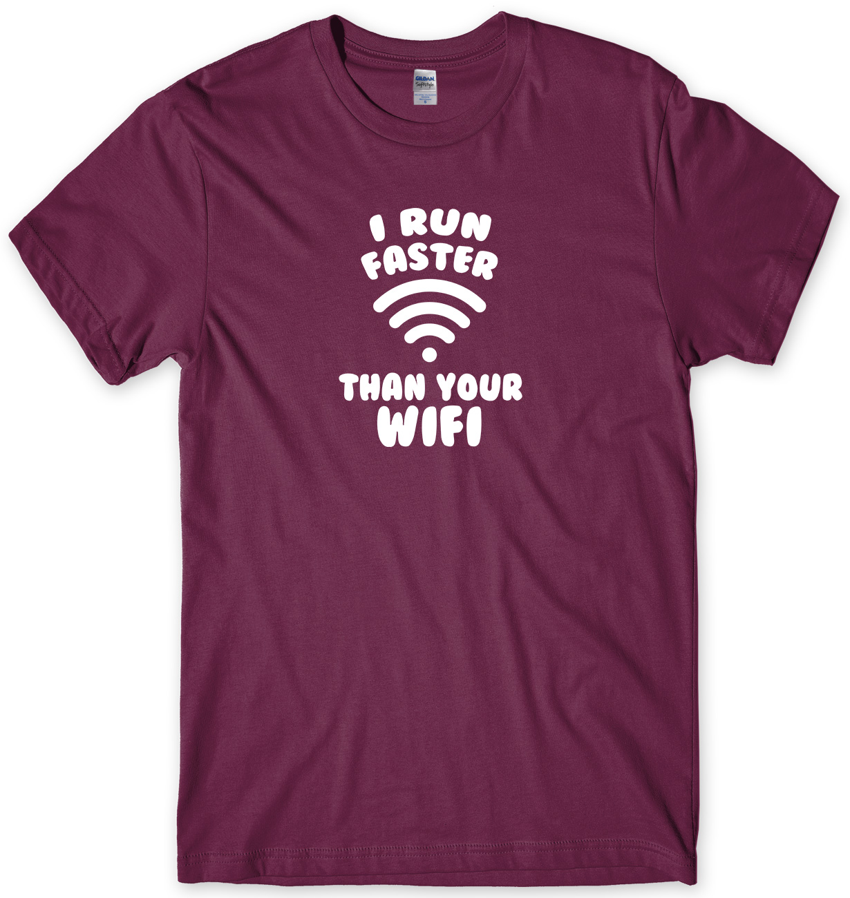 I Run Faster Than Your Wifi Divertida Camiseta Unisex para Hombre - Imagen 9 de 10