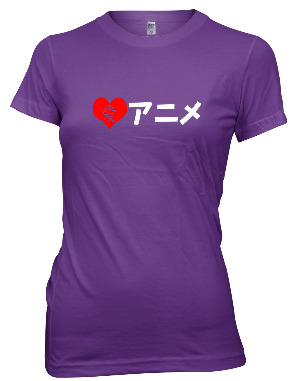 I Love Anime Japonés Japón Divertida Mujer Damas Camiseta - Imagen 8 de 8