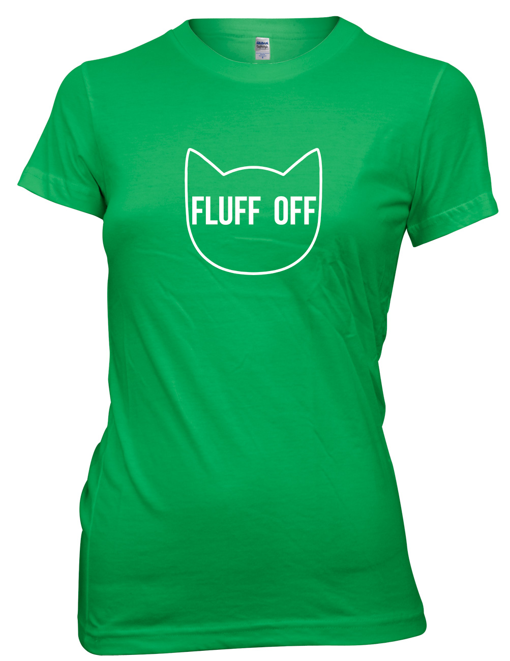Fluff Off Katzengesicht lustiges Damen-T-Shirt - Bild 5 von 8