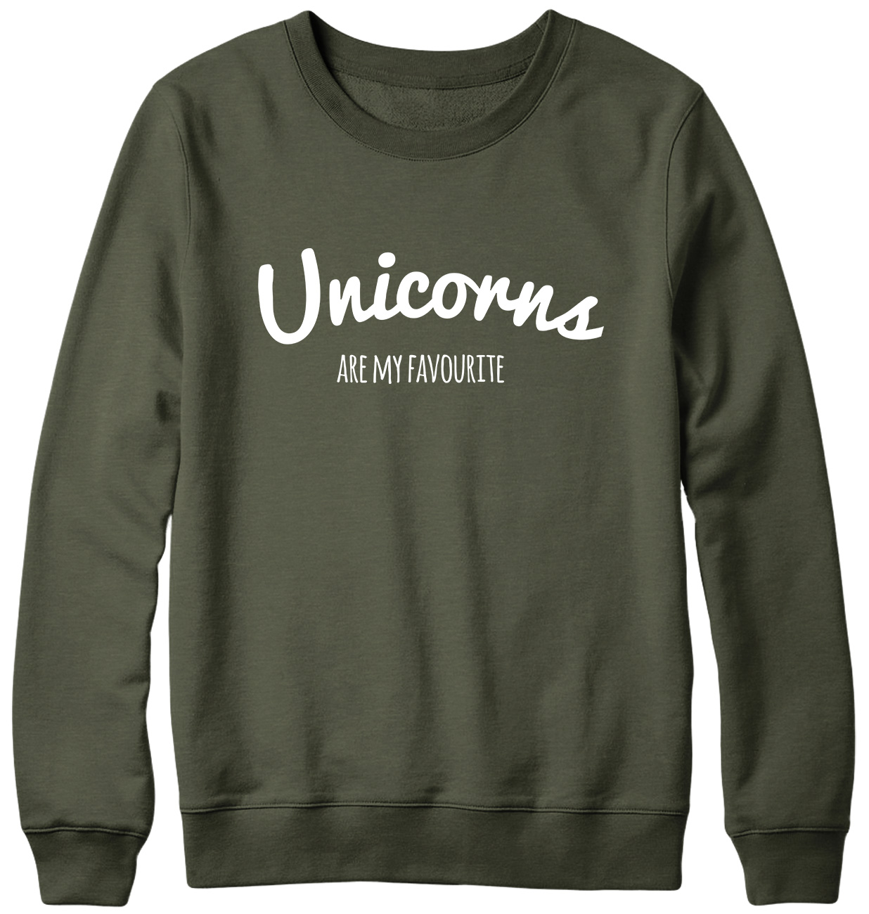 Lustiges Sweatshirt Einhörner sind meine Favoriten Herren Damen Unisex - Bild 3 von 7