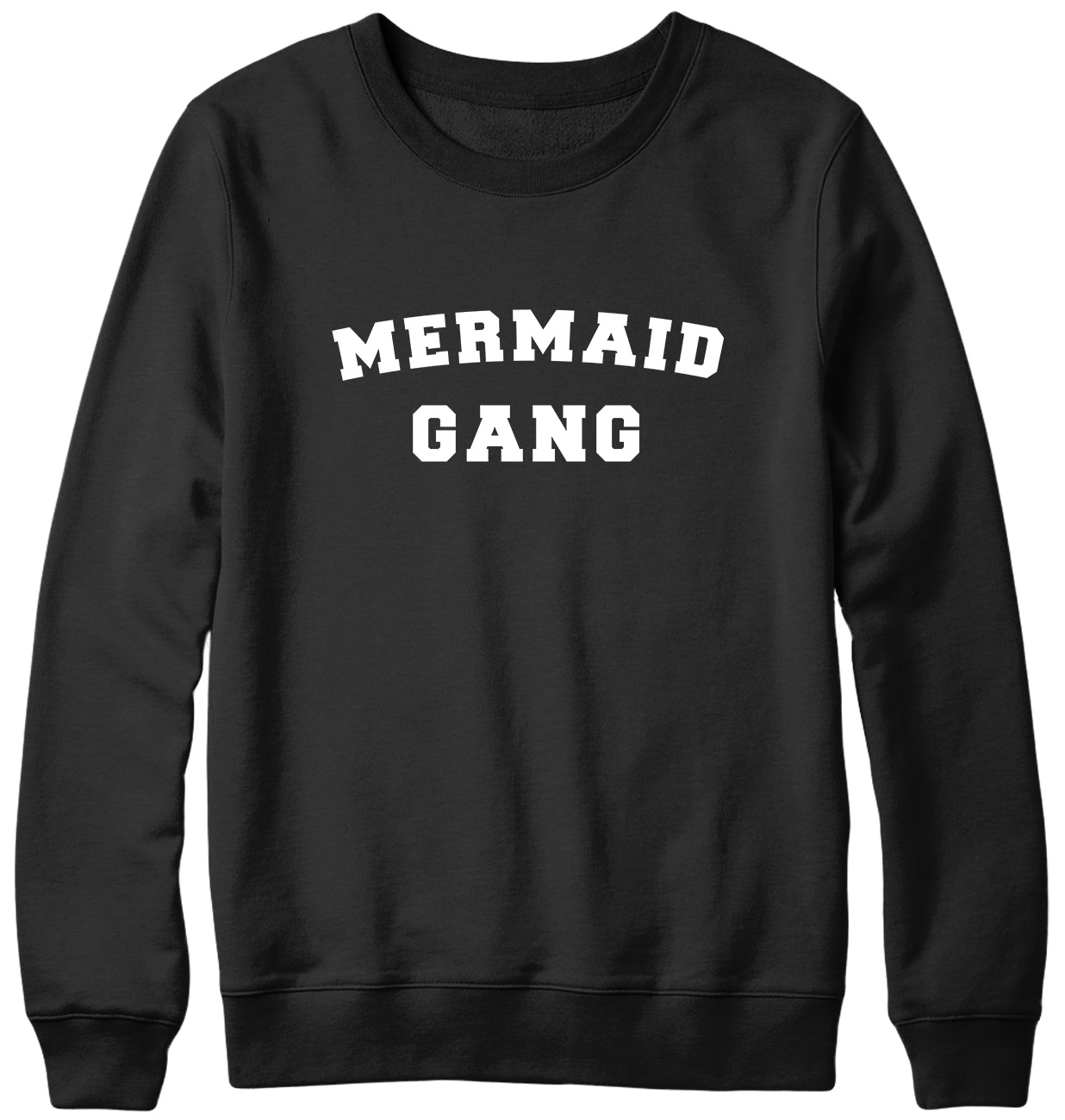 Mermaid Gang Funny Mens Womens Unisex Sweatshirt - Picture 2 of 7