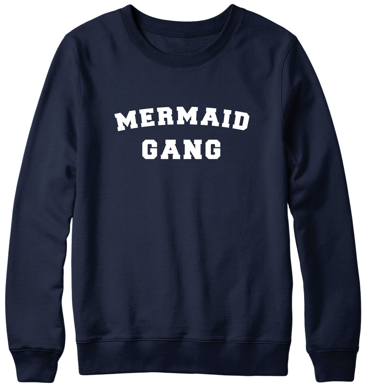 Mermaid Gang Funny Mens Womens Unisex Sweatshirt - Picture 5 of 7