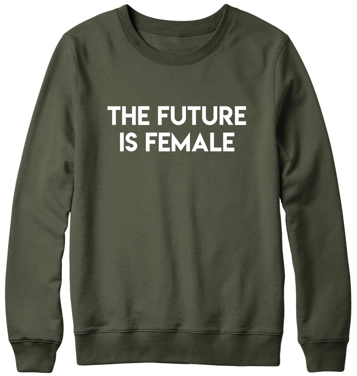 The Future Is Female Funny Mens Womens Unisex Sweatshirt - Picture 3 of 7
