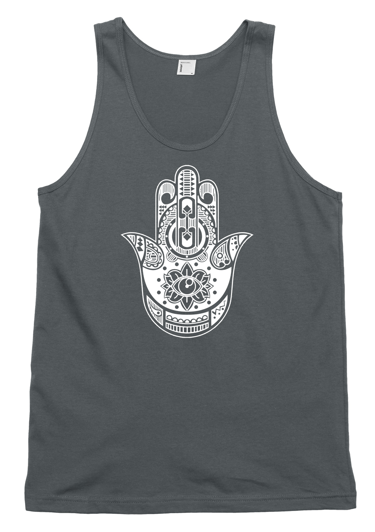Hamsa Hand Herren Damen Trägershirt Tank Top - Bild 3 von 4