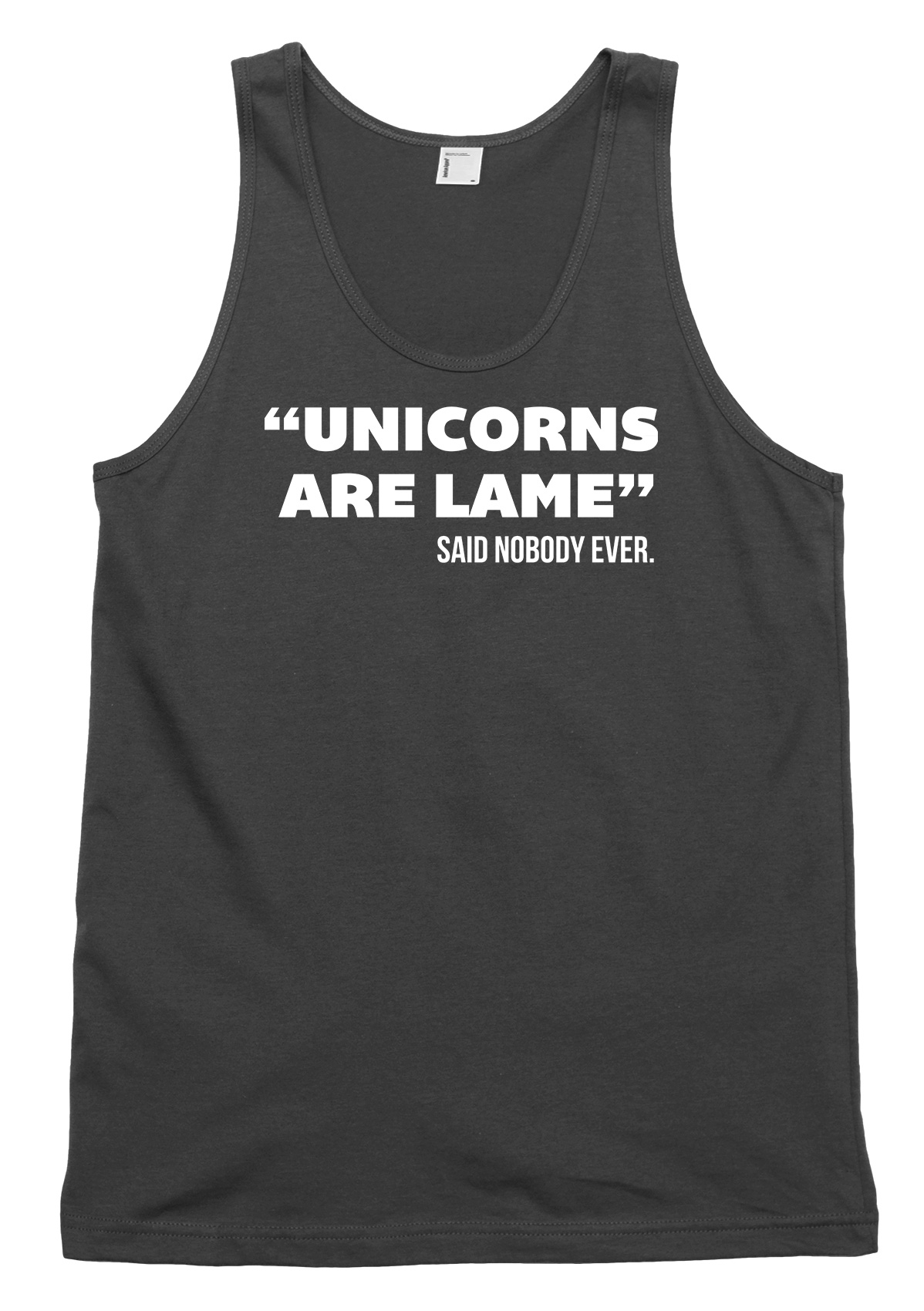 Canotta canotta uomo donna Unicorns Are Lame' Said Nobody Ever Funny - Foto 2 di 4