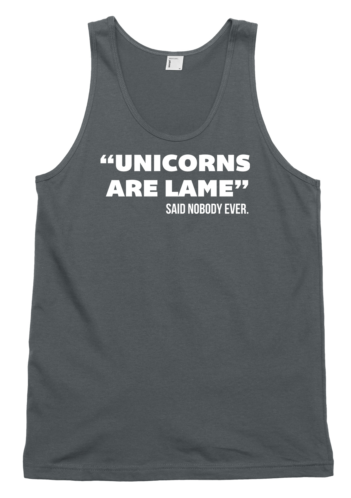 Canotta canotta uomo donna Unicorns Are Lame' Said Nobody Ever Funny - Foto 3 di 4