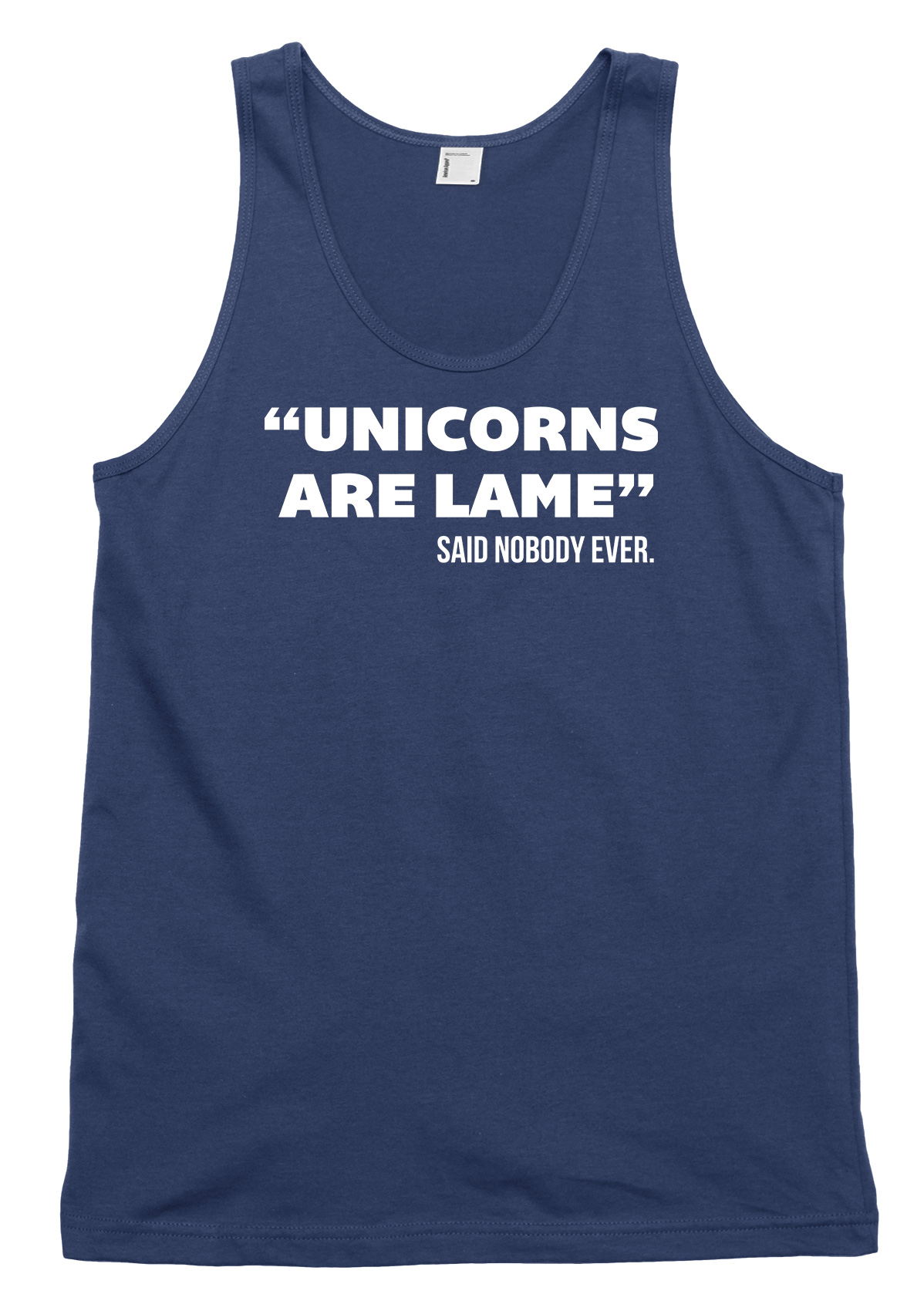 Canotta canotta uomo donna Unicorns Are Lame' Said Nobody Ever Funny - Foto 4 di 4