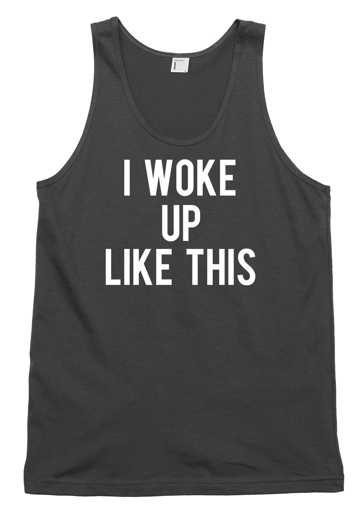 I Woke Up Like This Mens Womens Vest Tank Top - Picture 2 of 4