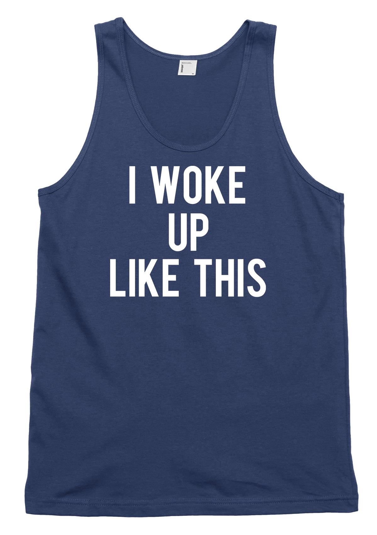 I Woke Up Like This Mens Womens Vest Tank Top - Picture 4 of 4