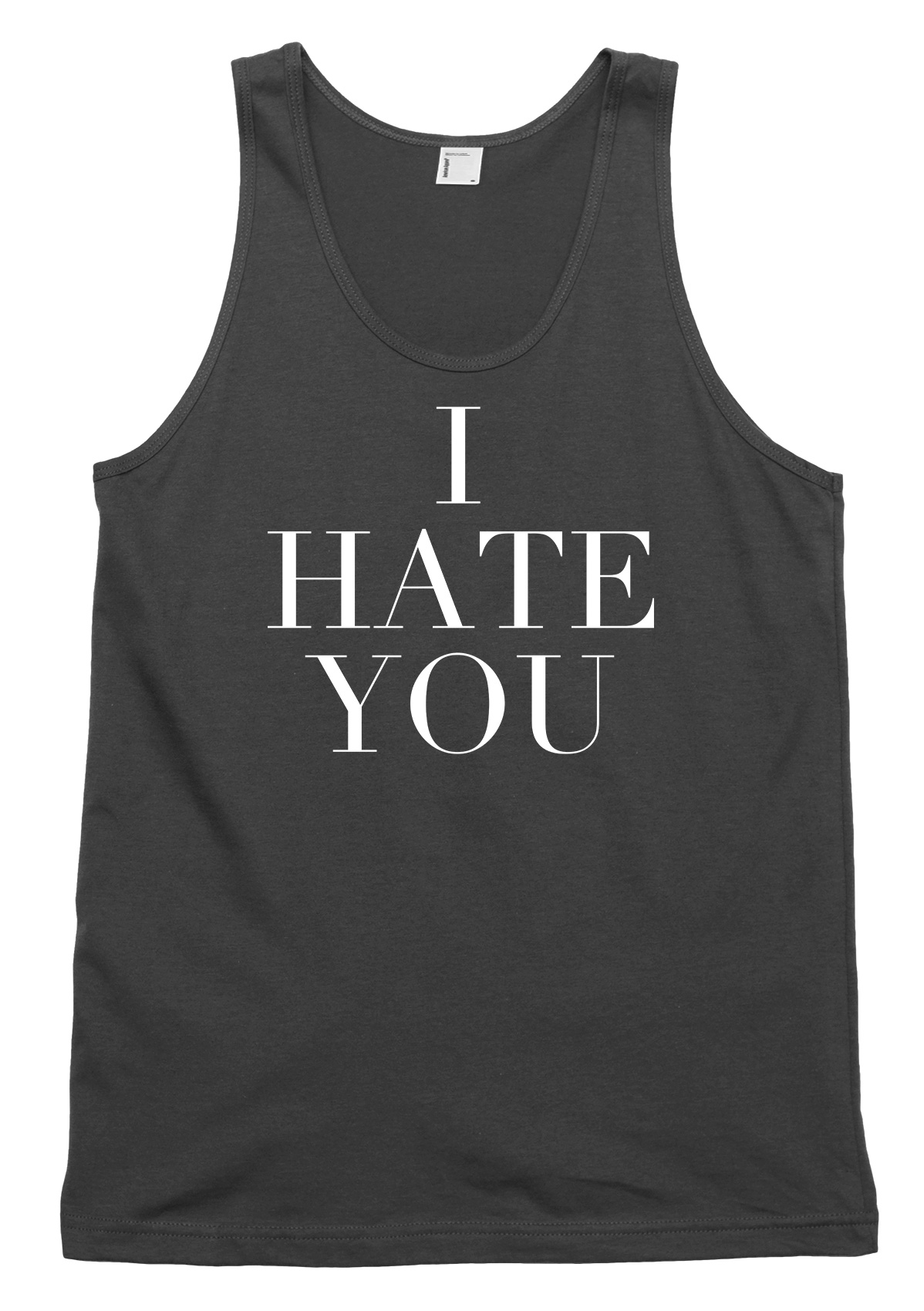 I Hate You lustig Herren Damen Weste Tank Top - Bild 2 von 4