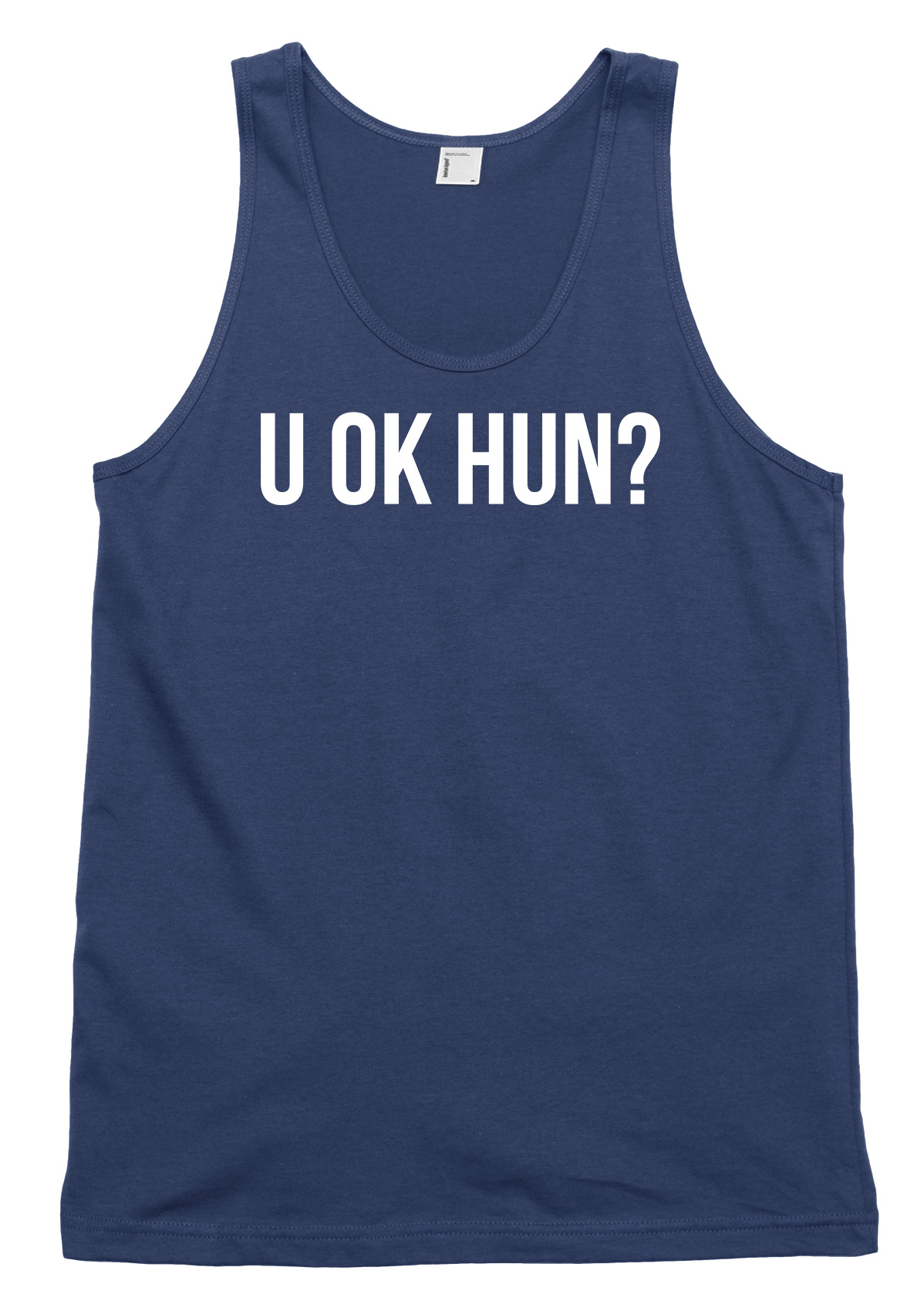 U Ok Hun? Funny Mens Womens Vest Tank Top - Picture 4 of 4