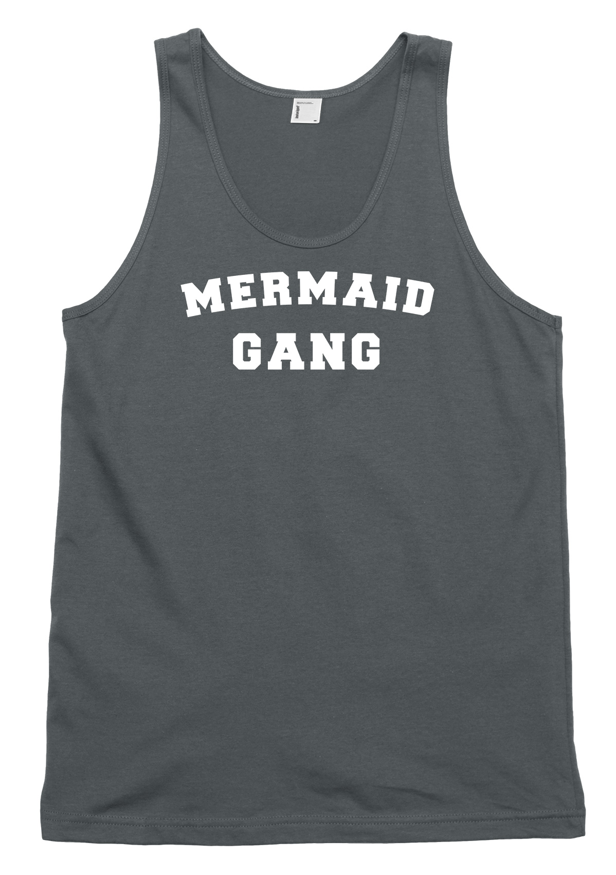 Mermaid Gang Funny Mens Womens Vest Tank Top - Picture 3 of 4