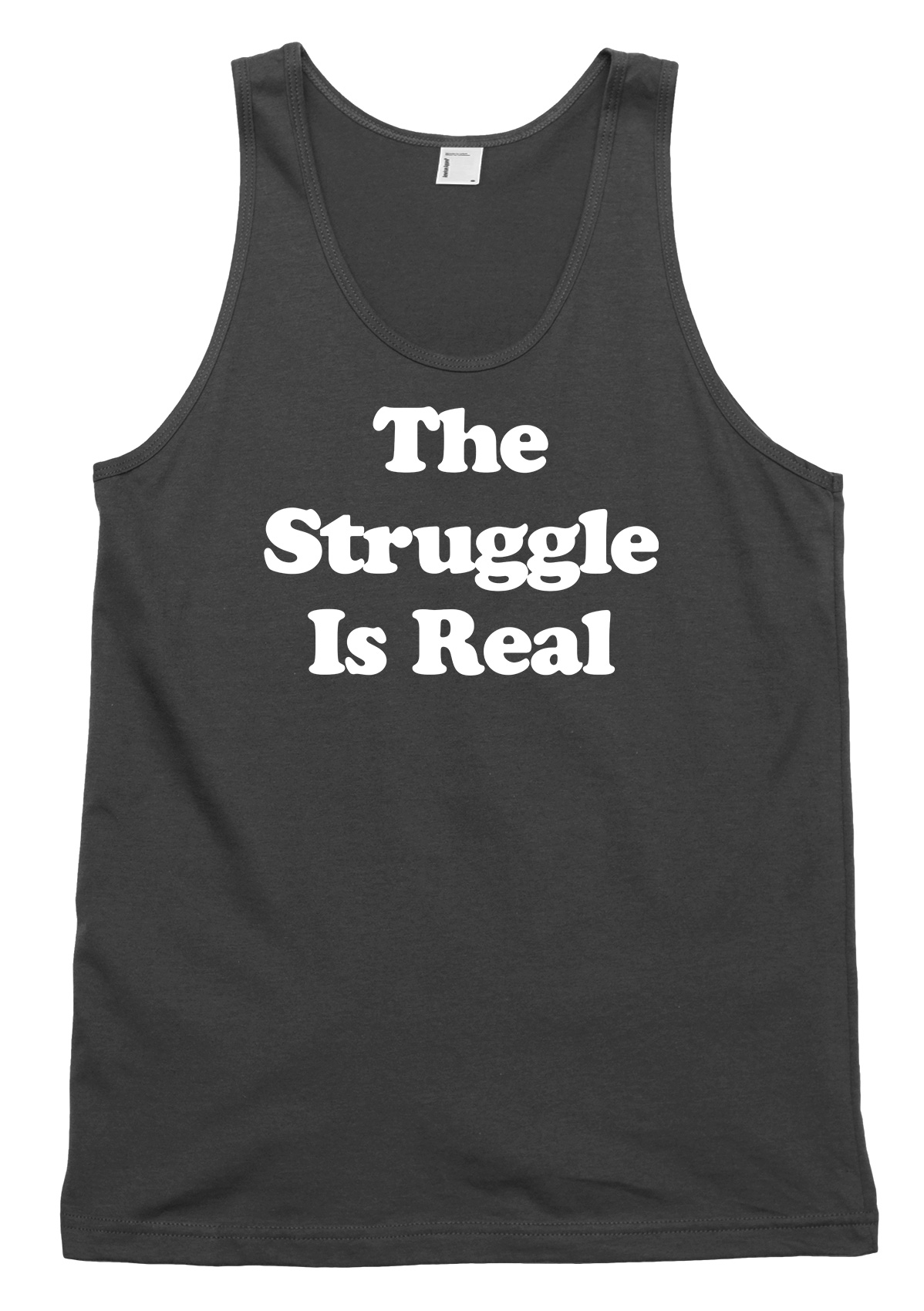 The Struggle Is Real Funny Mens Womens Vest Tank Top - Picture 2 of 4