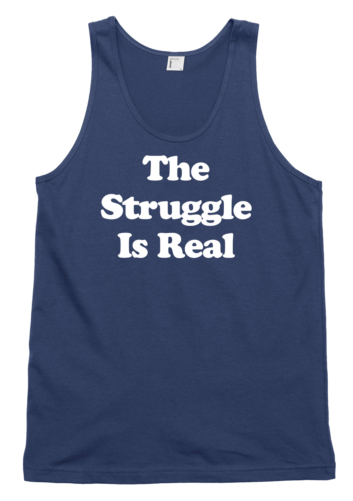 The Struggle Is Real Funny Mens Womens Vest Tank Top - Picture 4 of 4