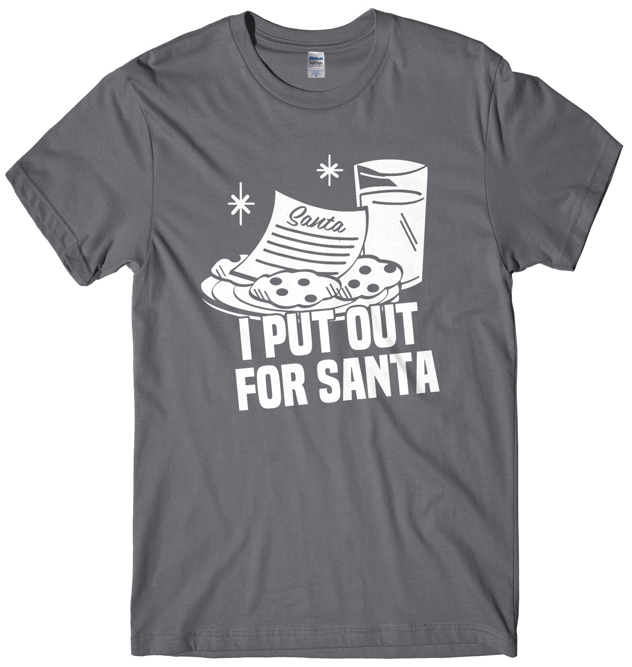 I Put Out For Santa Mens Funny Unisex Christmas T-Shirt | eBay
