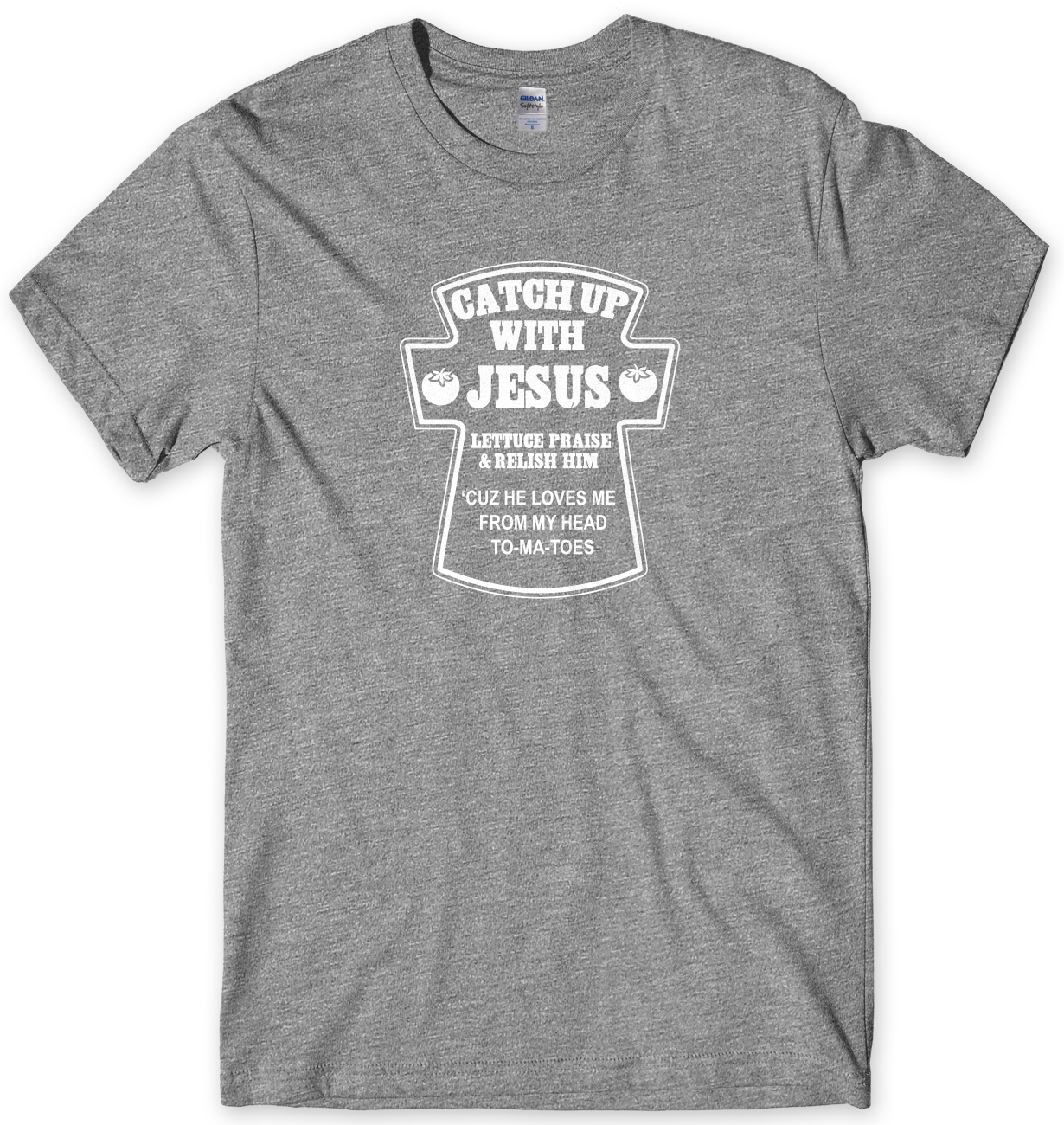 Catch Up With Jesus Funny Mens Unisex T-Shirt | eBay
