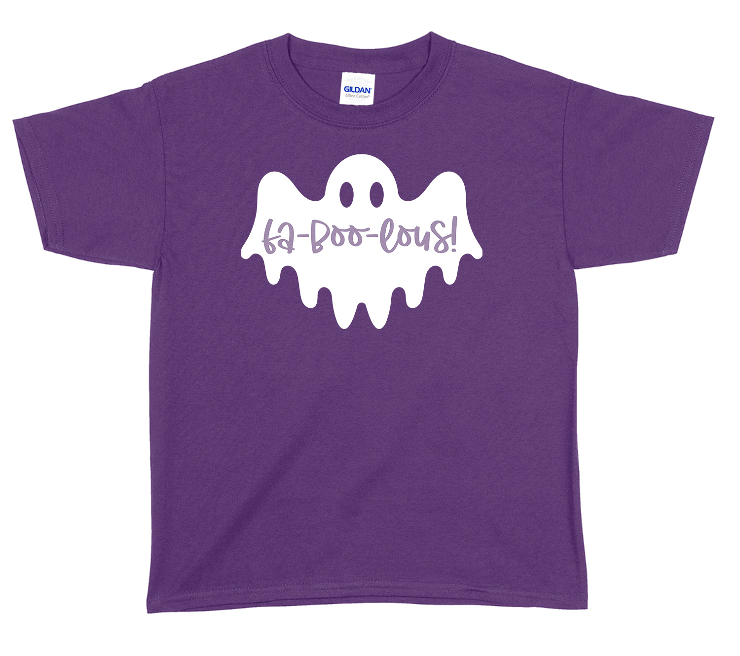 Fa-Boo-Lous! Ghost Halloween Boys Girls Unisex Funny T-Shirt - Picture 7 of 7